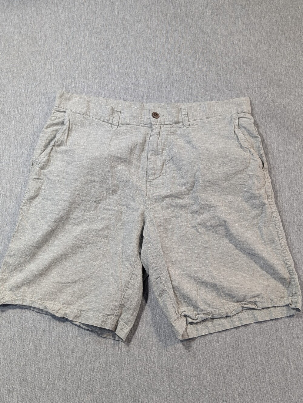 Patagonia Lightweight Hemp Blend Shorts Men's 36 Grey Green Organic